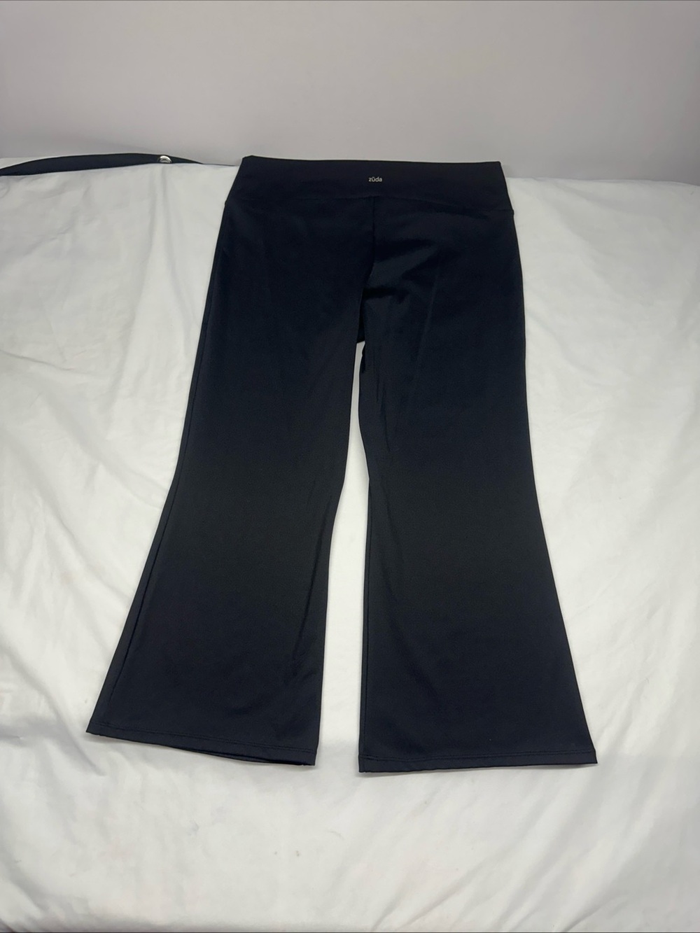 zuda Black Boot-Cut Stretch Yoga Pants